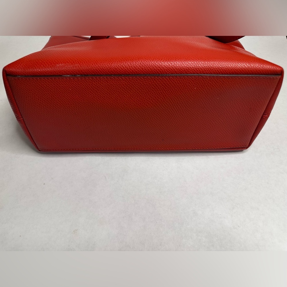 Coach Zip Top Tote Crossgrain Leather Pre-Loved - Picture 4 of 6